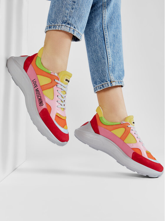 LOVE MOSCHINO Sneakers JA15306G1EIQ140A Rose Modivo