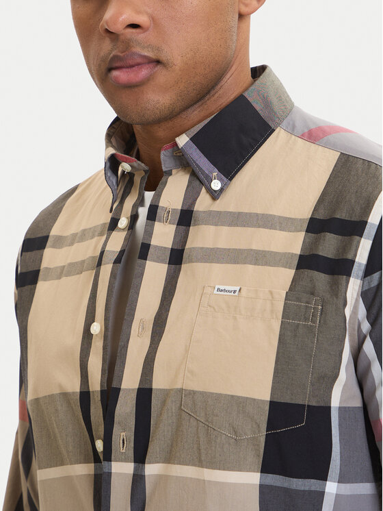Barbour Barbour Košulja Harris MSH5071TN31 Bež Tailored Fit