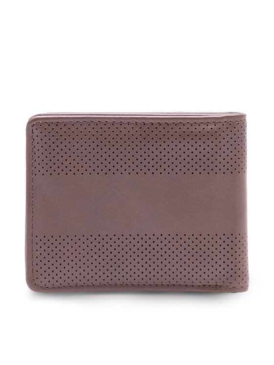 Lanetti Lanetti Μικρό Πορτοφόλι Ανδρικό 4M1-001-AW23 Καφέ