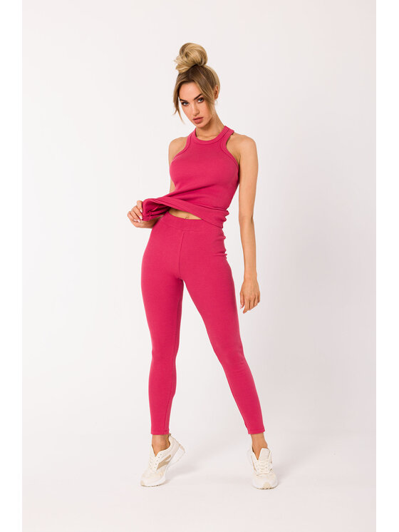 Made of Emotion Made of Emotion Legginsy M734 Pomarańczowy Premium Fit