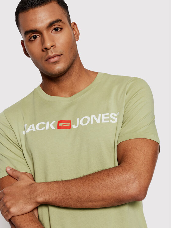 T-shirt Corp Logo 12137126 Verde Slim Fit