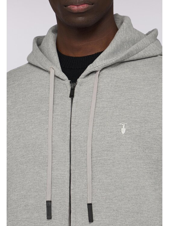 Trussardi Trussardi Felpa G8068500066N013 Grigio Regular Fit