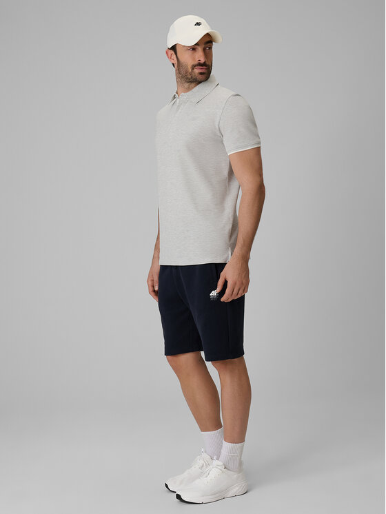 4F 4F Szorty sportowe PLAYER Granatowy Regular Fit