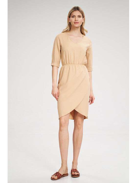 FIGL FIGLFIGL Vestito M702 Beige Regular Fit