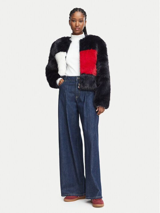 Tommy Jeans Tommy Jeans Γούνα DW0DW23428 Σκούρο μπλε Regular Fit