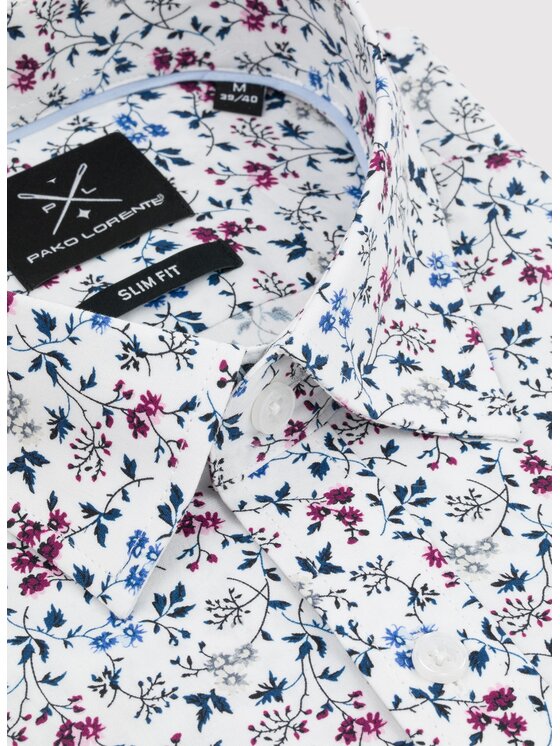 Pako Lorente Pako Lorente Koszula P24WF-1X-027 Biały Slim Fit