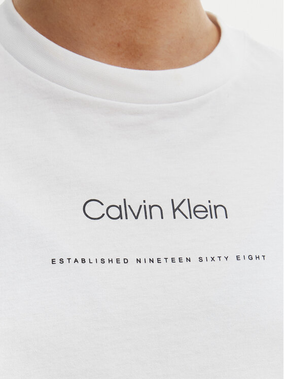 Calvin Klein Jeans Calvin Klein Jeans Tricou Classic LV047C811G Alb Regular Fit