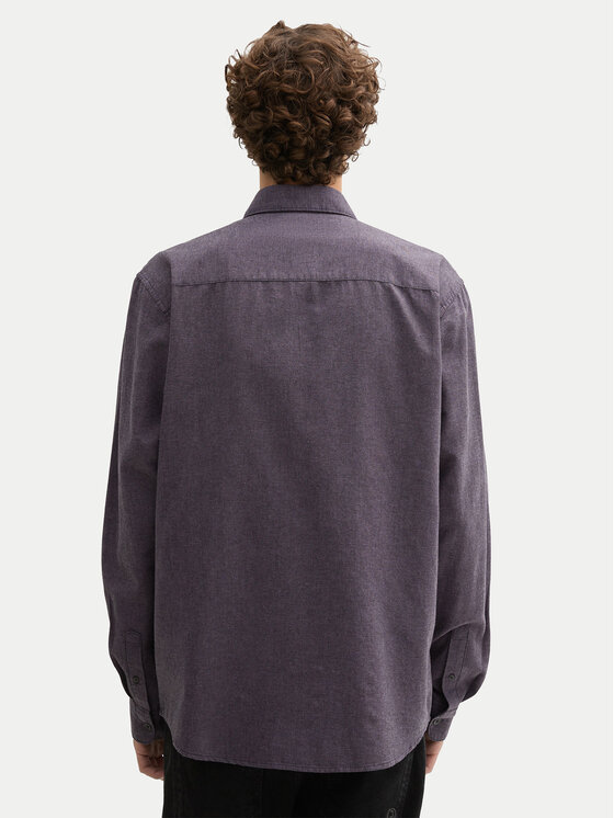 Tom Tailor Denim Tom Tailor Denim Marškiniai 1042551 Violetinė Relaxed Fit