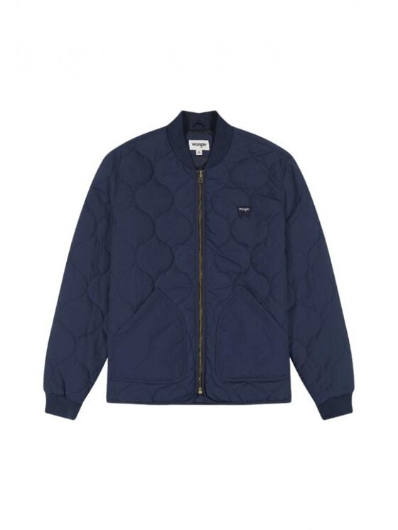 Wrangler Wrangler Giacca di transizione Puffer Jacket 112350420 Blu scuro Regular Fit