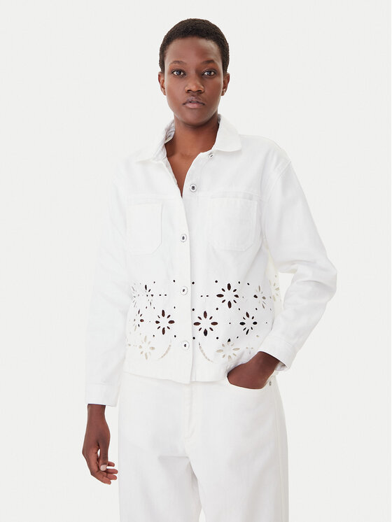 Morgan Morgan Giacca di jeans 252-VBRAD Bianco Regular Fit