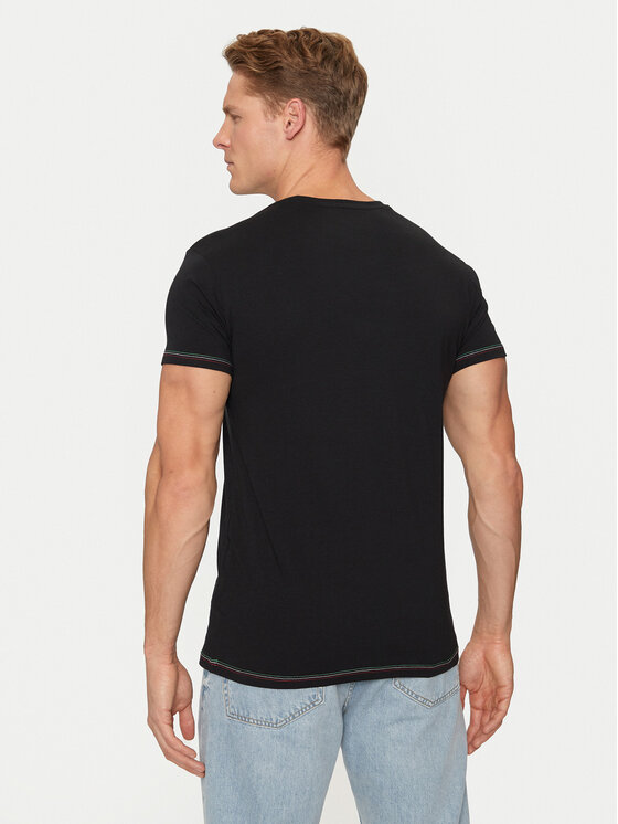 Aeronautica Militare Aeronautica Militare T-shirt AM1UTI003 Crna Regular Fit