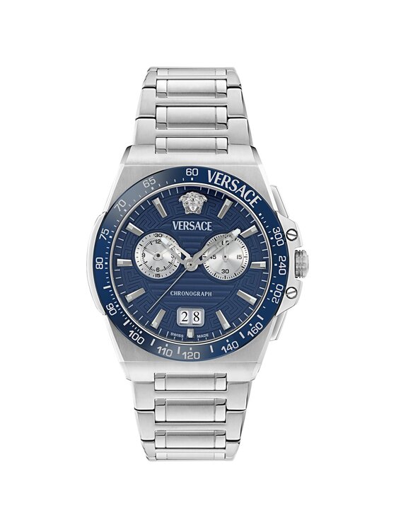 Versace Versace Zegarek VE5N00326 Srebrny