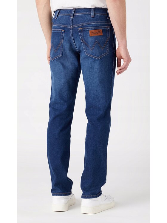 Wrangler Wrangler Jeansy Texas Slim Niebieski Slim Fit