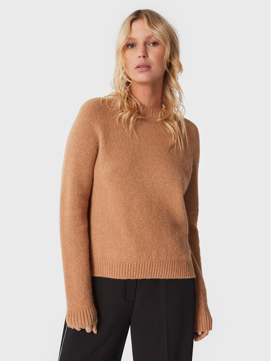 BOSS Boss Svetr Febisan 50478315 Hnědá Regular Fit