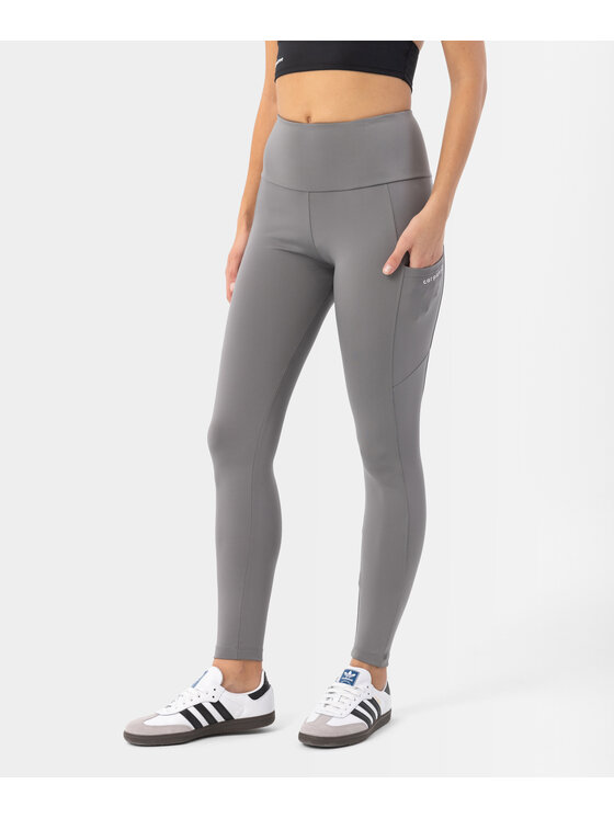 Carpatree Carpatree Legginsy Libra leggings Szary Fitted Fit