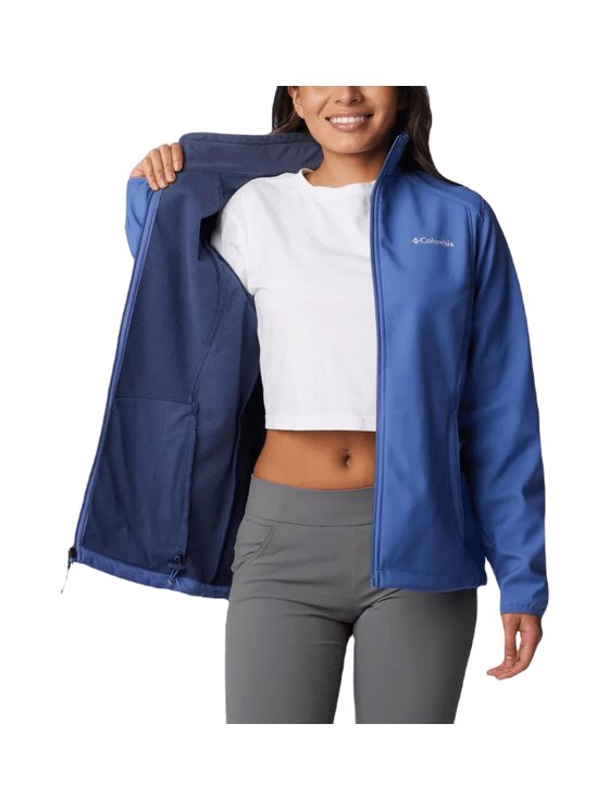 Columbia Columbia Kurtka softshell Kruser Ridge II Softshell 1771911593 Niebieski Regular Fit
