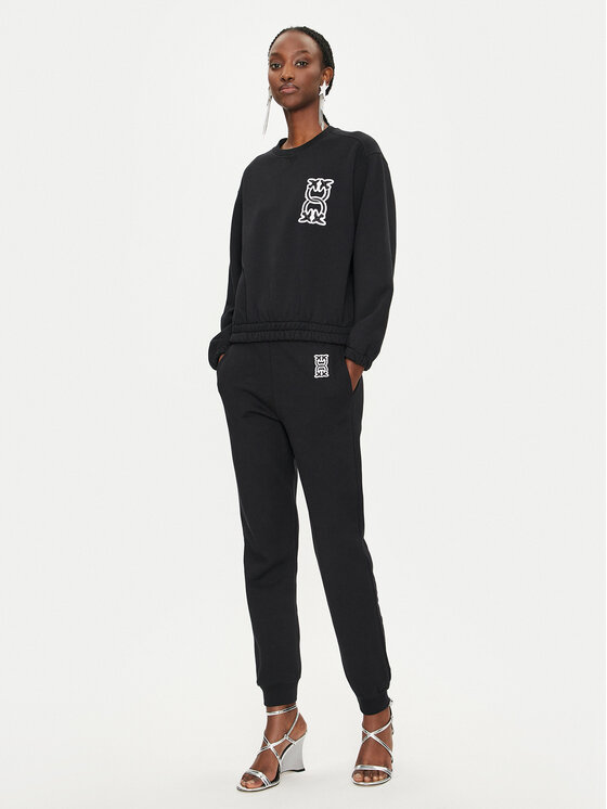 PINKO Pinko Μπλούζα Felpa 103713 A23C Μαύρο Regular Fit