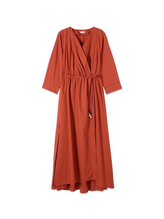 Oltre Oltre Vestito da giorno 7063J000933N027 Arancione A-Line Fit