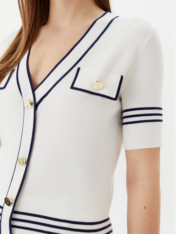 LOLA CASADEMUNT LOLA CASADEMUNT Ζακέτα LS2511007 Λευκό Regular Fit