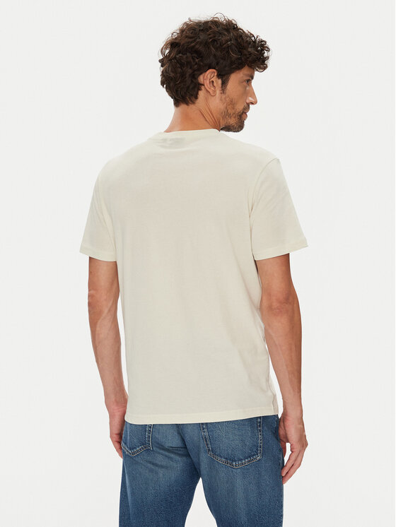 Napapijri Napapijri T-Shirt S-Aylmer NP0A4HTO Béžová Regular Fit