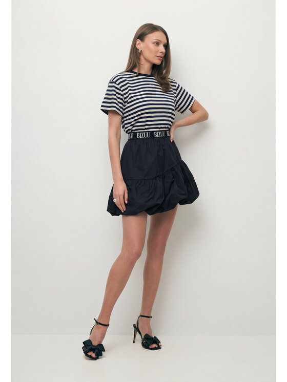 BIZUU BIZUU Spódnica mini LILIBET Czarny Standard Fit