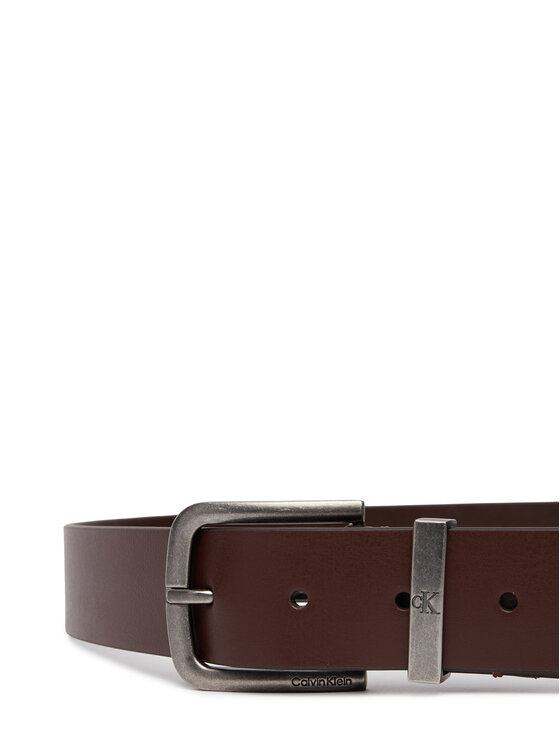 Calvin Klein Calvin Klein Cintura Seasonal Logo Tumbled 35Mm Fixed LV04D7128G Marrone
