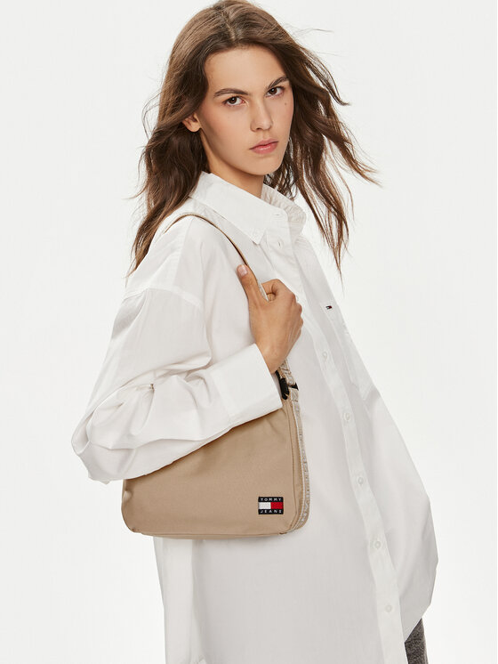 Tommy Jeans Tommy Jeans Ročna torba Tjw Ess Daily Shoulder Bag AW0AW16276 Bež