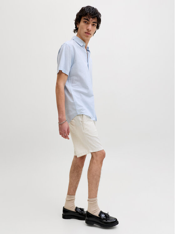 Jack & Jones Jack & Jones Szorty materiałowe Jaiden 12293768 Beżowy Relaxed Fit