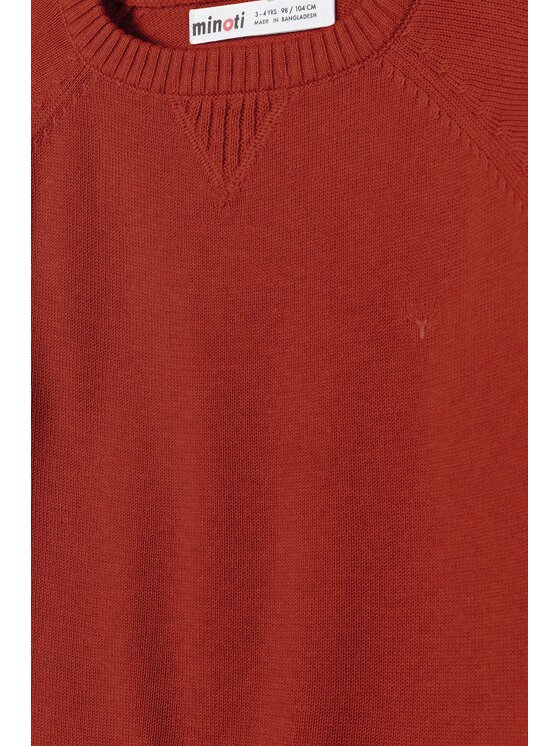 MINOTI MINOTI Sweter 11JUMPER 3 Czerwony Regular Fit