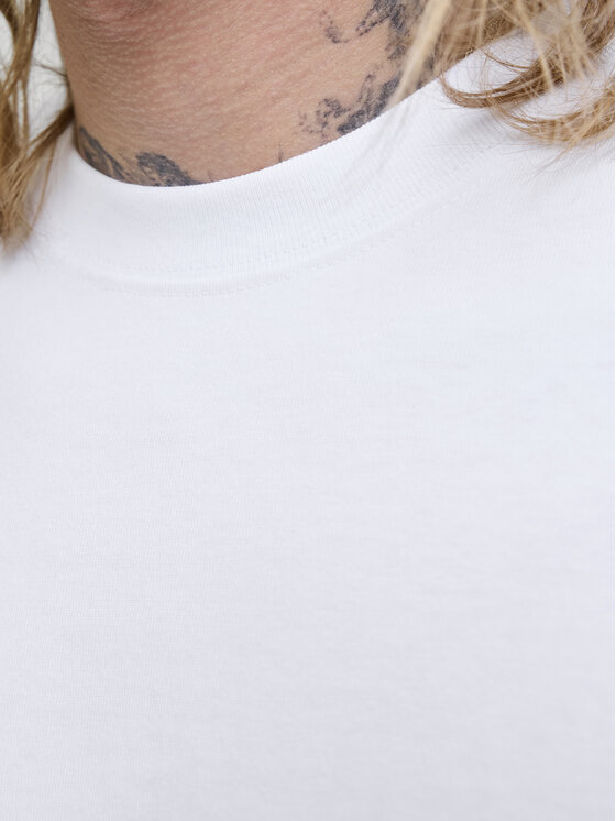 Jack&Jones Jack&Jones Majica dugih rukava Soho 12278788 Bijela Relaxed Fit