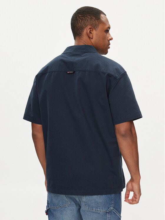 Tommy Jeans Tommy Jeans Košile Essential DM0DM18969 Tmavomodrá Regular Fit