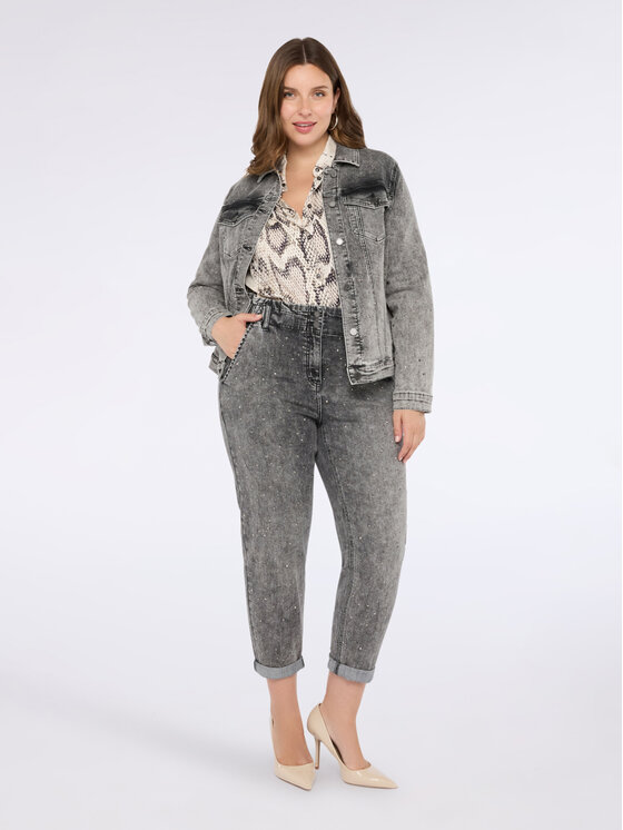 Fiorella Rubino Fiorella Rubino Jeansy P422T005032N013 Szary Regular Fit