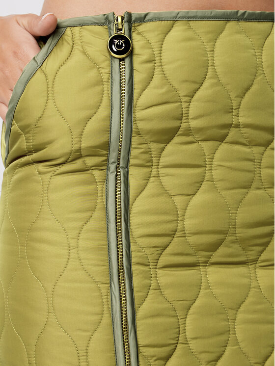 PINKO Pinko Minigonna Giacinta 1G17Y5 Y828 Verde Regular Fit