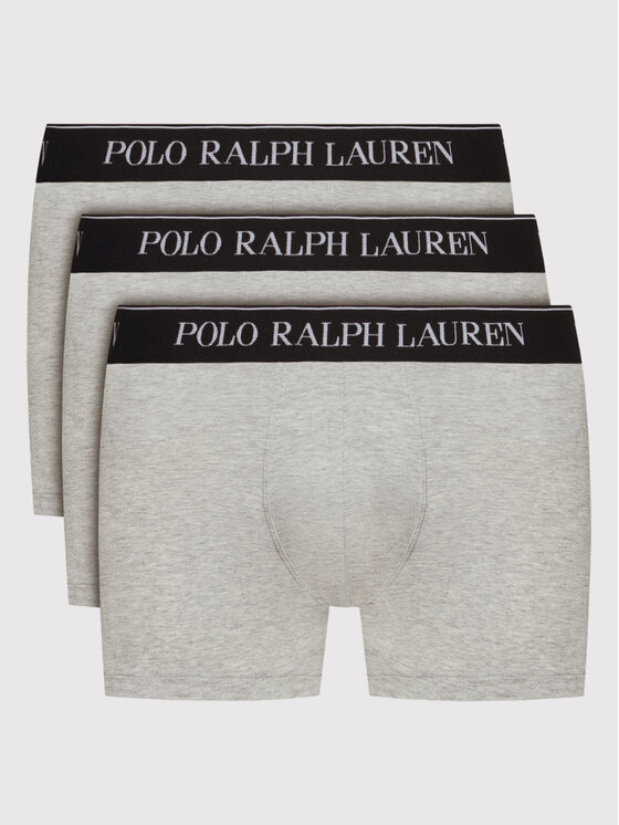 Polo Ralph Lauren 3 bokseršortu pāru komplekts 714835885005 Pelēks