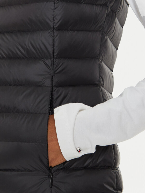 Jott Jott Prsluk Seda P000WDOW04 Crna Slim Fit