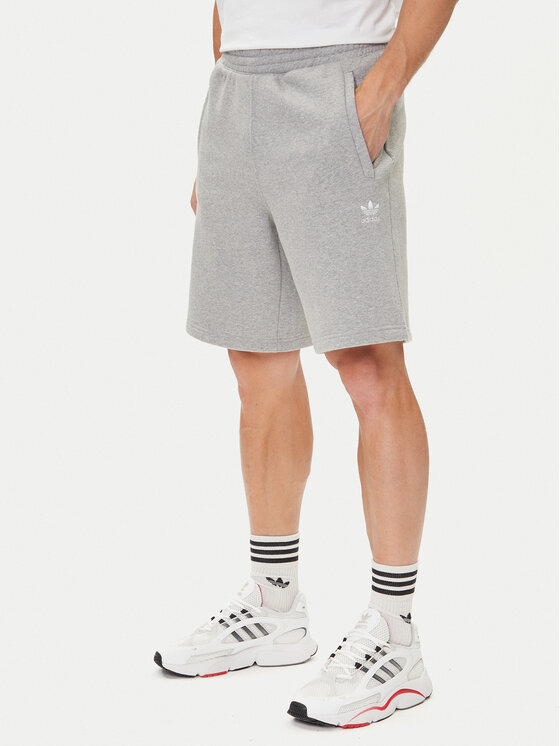 adidas adidas Sportske kratke hlače Trefoil Essentials JY6266 Siva Regular Fit
