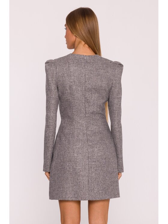 Made of Emotion Made of Emotion Sukienka wieczorowa M869 Czarny Modern Slim Fit