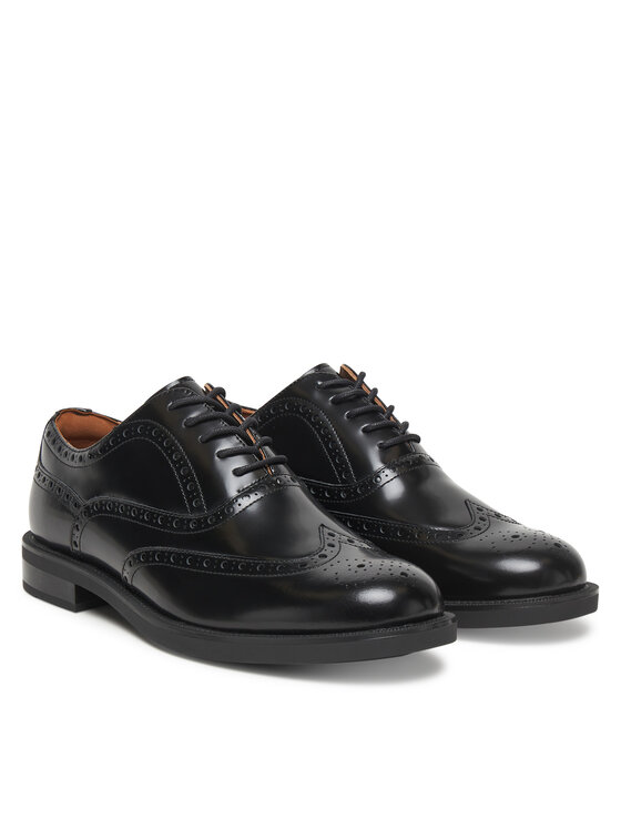 Tommy Hilfiger Tommy Hilfiger Nizki čevlji Hilfiger Vogue FM0FM05766 Črna