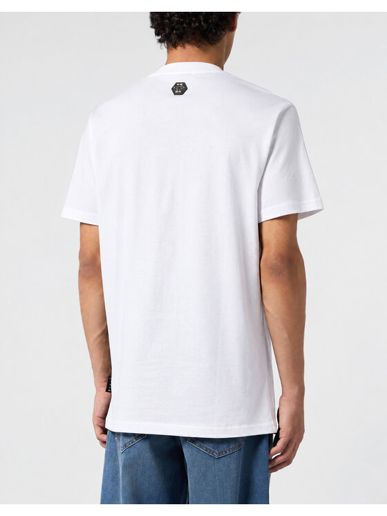 PHILIPP PLEIN PHILIPP PLEIN T-Shirt 31099 Biały Regular Fit