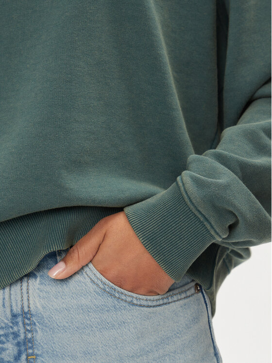 Lee Bluza Essential 112350243 Zielony Relaxed Fit | Modivo.pl