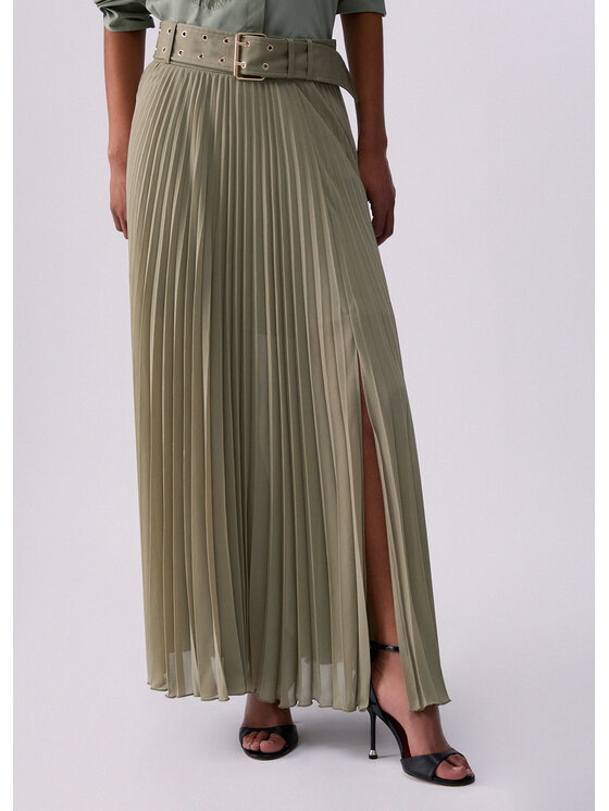 Liu Jo Liu Jo Gonna maxi CA6359T4691P9639 Verde Regular Fit