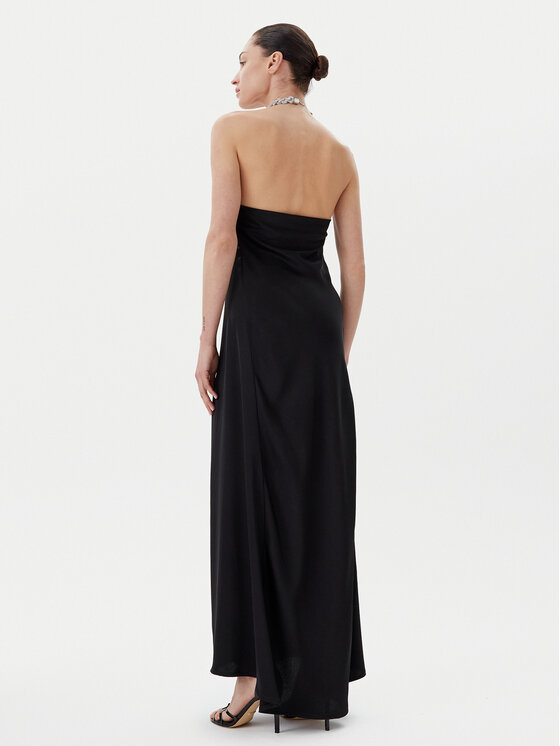 Eleh Eleh Abendkleid ESS250045 Schwarz Regular Fit