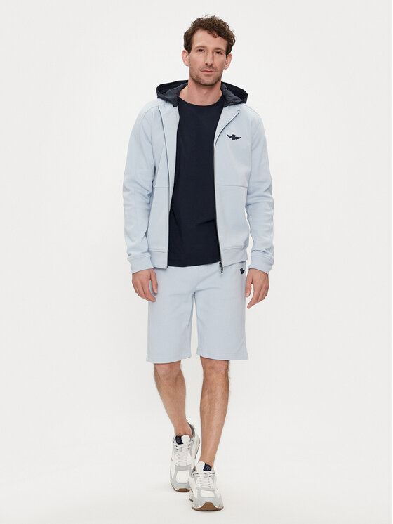 Aeronautica Militare Aeronautica Militare Bluza 241FE1867P329 Błękitny Regular Fit