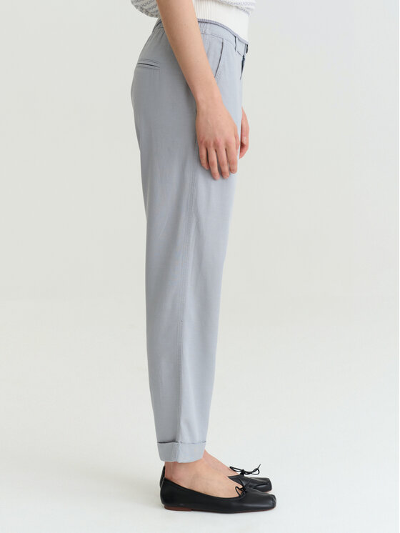 TATUUM TATUUM Spodnie materiałowe SEREMIO 1 Szary Loose Fit