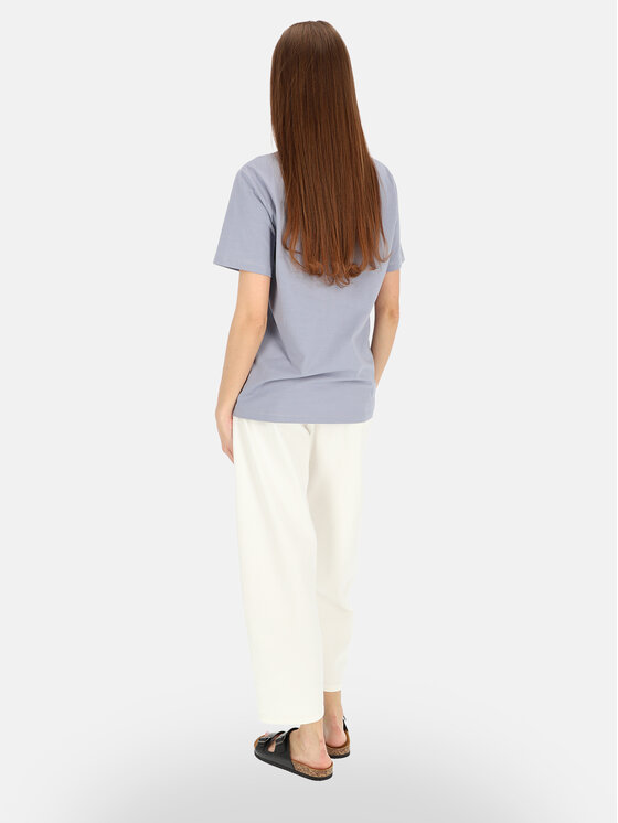 Potis & Verso Potis & Verso T-Shirt Mercy Niebieski Regular Fit