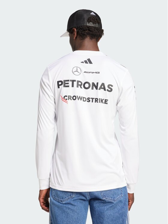 adidas adidas Longsleeve 148153 Biały Slim Fit