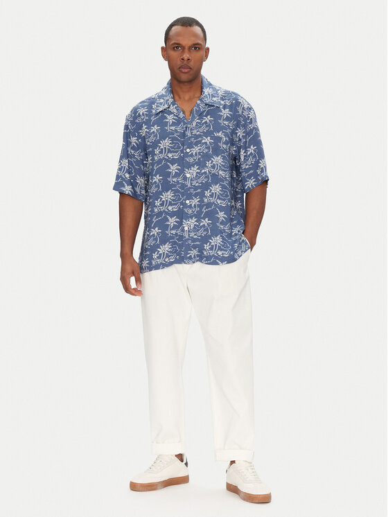 Gant Gant Сорочка Island Print 3250071 Голубий Relaxed Fit