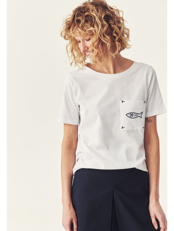 TATUUM TATUUM T-Shirt MIRASA Bílá Classic Fit