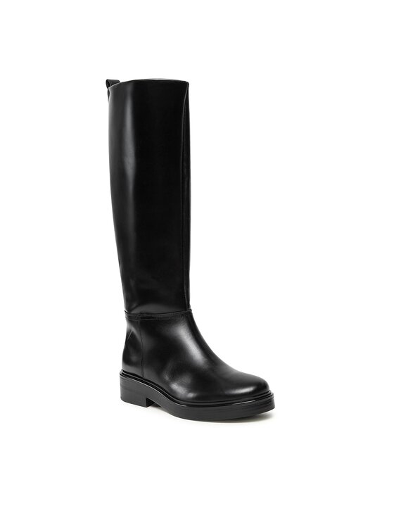 Tommy Hilfiger Tommy Hilfiger Ilgaauliai Cool Elevated Longboot FW0FW07488 Juoda