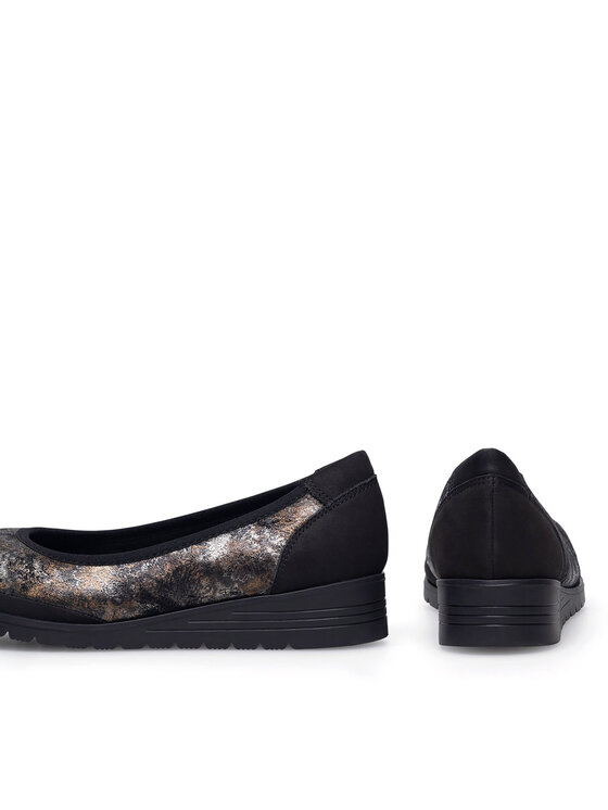 Go Soft Go Soft Ballerinas EST-TOMI-02 Schwarz